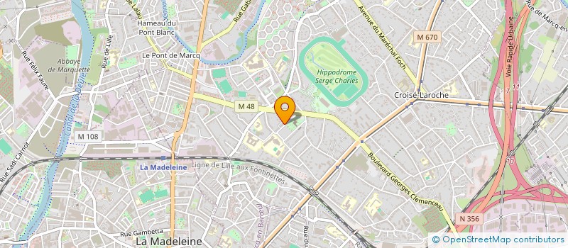 localisation de l'entreprise SYNDICAT COPROPRIET RESIDENCE DOCT ROUX à MARCQ-EN-BARŒUL