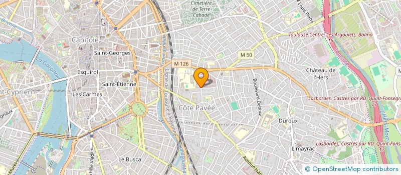 localisation de l'entreprise SYNDICAT COPROPRIET RESIDENCE LE CAOUZEL à TOULOUSE