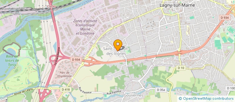 localisation de l'entreprise SYNDICAT COPROPRIET RESIDENCE LE PORCHE  SAINT-THIBAULT-DES-VIGNES