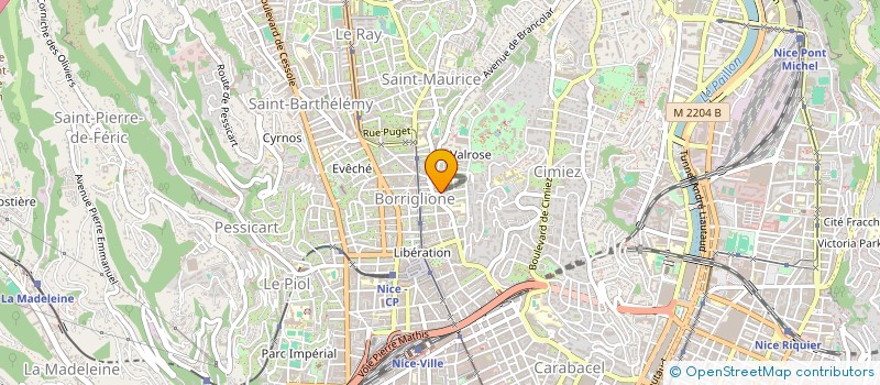 localisation de l'entreprise SYNDICAT COPROPRIET ROBIN à NICE
