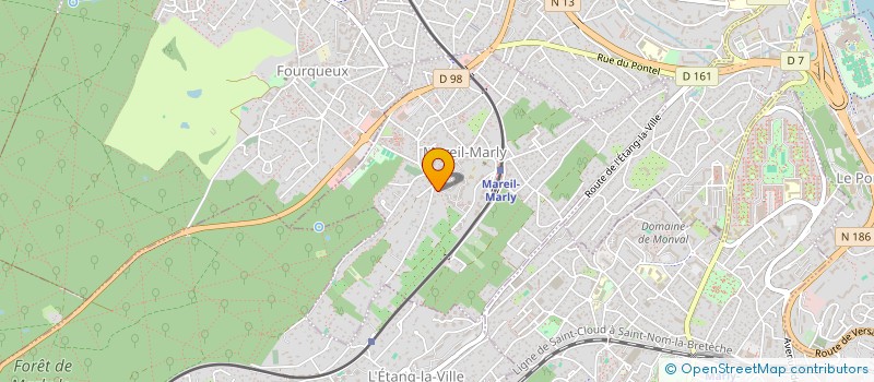 localisation de l'entreprise SYNDICAT COPROPRIET ROSERAIE 2 à MAREIL-MARLY