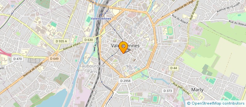 localisation de l'entreprise SYNDICAT COPROPRIETAI RESIDENCE ST LOUIS à VALENCIENNES