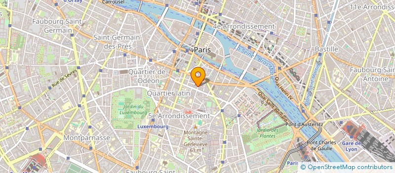 localisation de l'entreprise SYNDICAT COPROPRIETAIR 12 RUE DES CARMES  PARIS