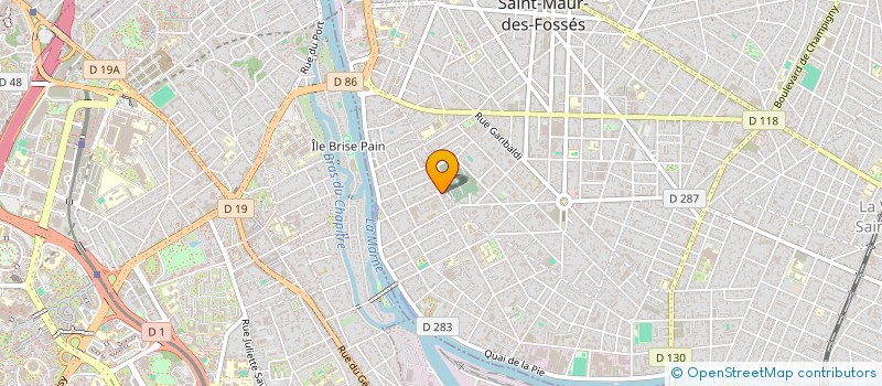 localisation de l'entreprise SYNDICAT COPROPRIETAIRE 1 RUE DAVID à SAINT-MAUR-DES-FOSSES