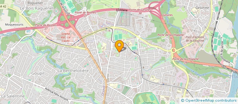 localisation de l'entreprise SYNDICAT COPROPRIETAIRE 10 R CHENE CARTI à NANTES
