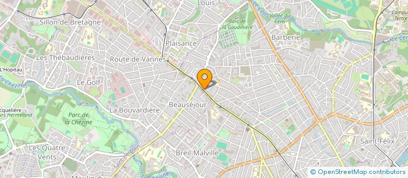 localisation de l'entreprise SYNDICAT COPROPRIETAIRE 118 RTE VANNES à NANTES