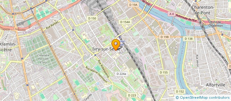 localisation de l'entreprise SYNDICAT COPROPRIETAIRE 21 AV SPINOZA à IVRY-SUR-SEINE