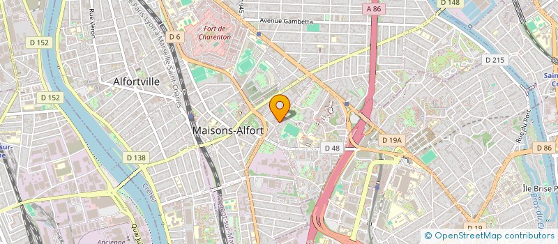 localisation de l'entreprise SYNDICAT COPROPRIETAIRE 23-25 RUE CARNOT à MAISONS-ALFORT