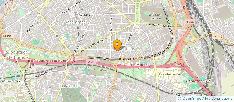 localisation de l'entreprise SYNDICAT COPROPRIETAIRE à LILLE