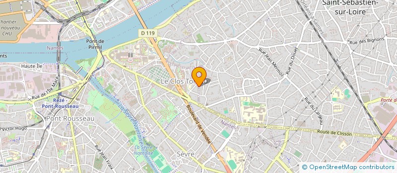 localisation de l'entreprise SYNDICAT COPROPRIETAIRE  SAINT-SEBASTIEN-SUR-LOIRE