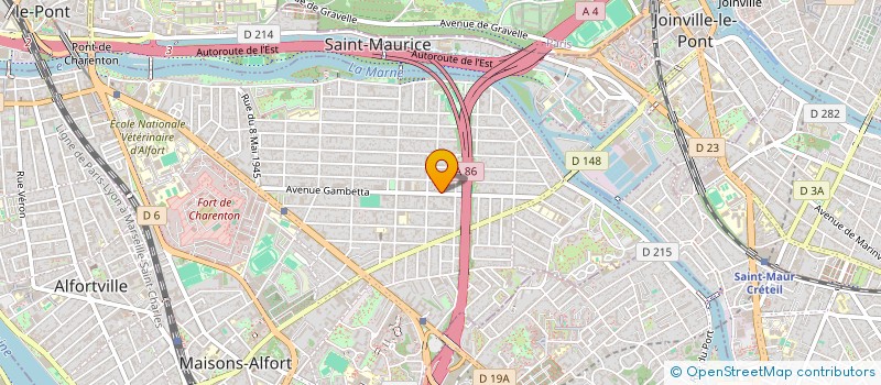 localisation de l'entreprise SYNDICAT COPROPRIETAIRE à MAISONS-ALFORT