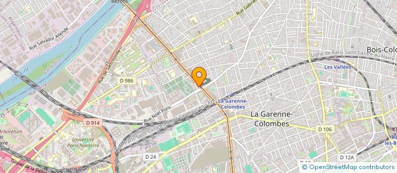 localisation de l'entreprise SYNDICAT COPROPRIETAIRE  COLOMBES