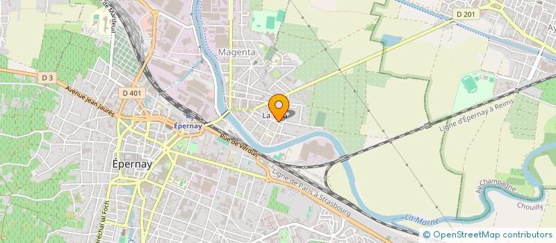 localisation de l'entreprise SYNDICAT COPROPRIETAIRE 6 R EGALITE  EPERNAY