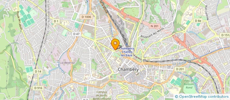 localisation de l'entreprise SYNDICAT COPROPRIETAIRE A DESROCHE  CHAMBERY