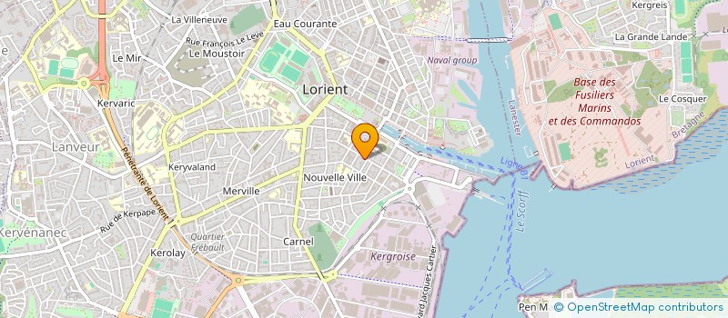 localisation de l'entreprise SYNDICAT COPROPRIETAIRE IMMEUB à LORIENT