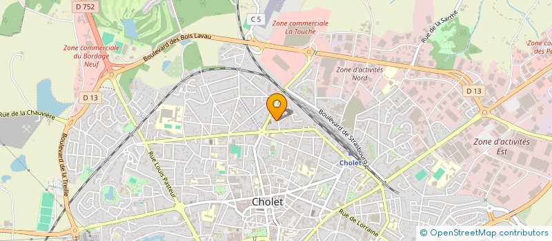 localisation de l'entreprise SYNDICAT COPROPRIETAIRE RES CONCORDE à CHOLET