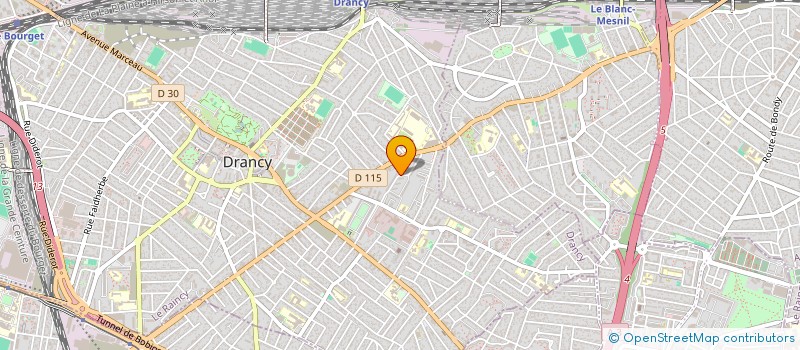 localisation de l'entreprise SYNDICAT COPROPRIETAIRE RES ERABLES  DRANCY