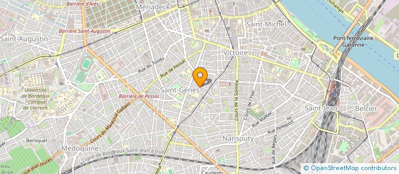 localisation de l'entreprise SYNDICAT COPROPRIETAIRE RES ESCURIAL  BORDEAUX