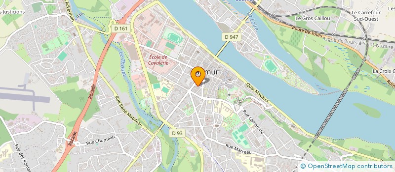 localisation de l'entreprise SYNDICAT COPROPRIETAIRE RES SAUMUR ANJOU  SAUMUR