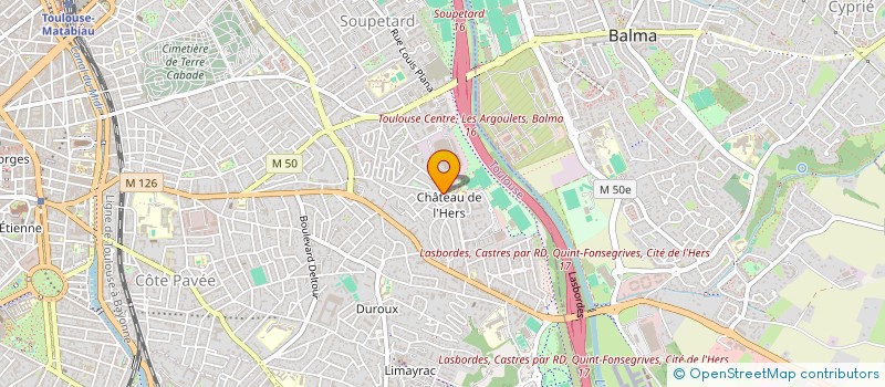 localisation de l'entreprise SYNDICAT COPROPRIETAIRE RESIDENCE ARIANA à TOULOUSE