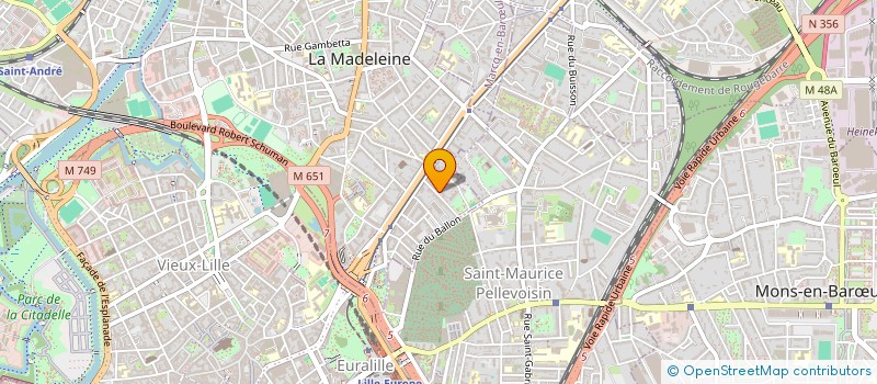 localisation de l'entreprise SYNDICAT COPROPRIETAIRE RESIDENCE BOERY à LA MADELEINE
