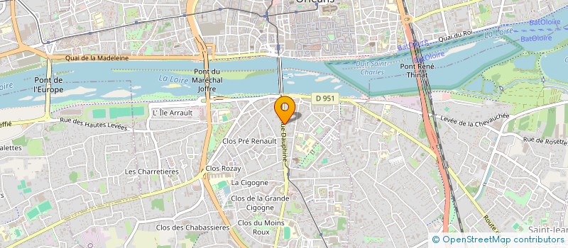localisation de l'entreprise SYNDICAT COPROPRIETAIRE ROYALE DAUPHINE à ORLEANS