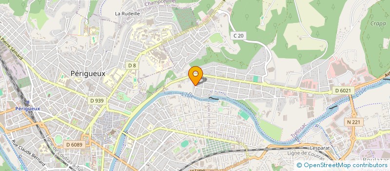 localisation de l'entreprise SYNDICAT COPROPRIETAIRE RUE DES SPORTS  TRELISSAC