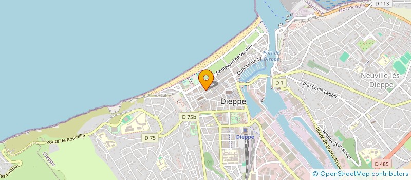 localisation de l'entreprise SYNDICAT COPROPRIETAIRES  DIEPPE