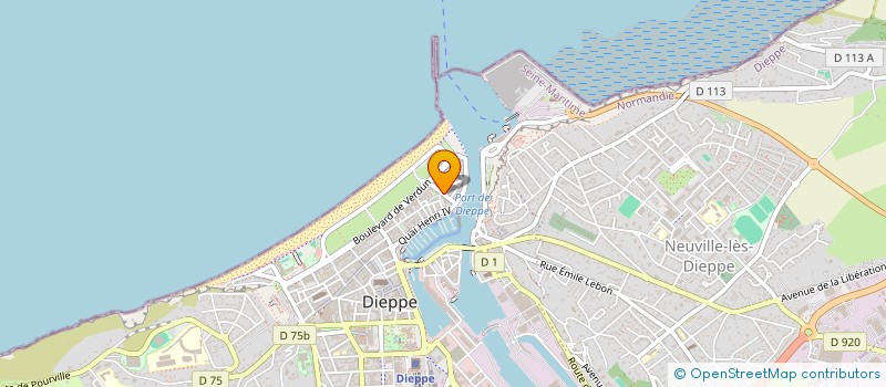 localisation de l'entreprise SYNDICAT COPROPRIETAIRES  DIEPPE