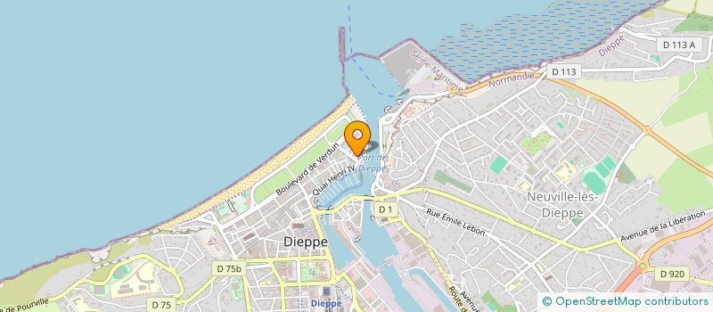 localisation de l'entreprise SYNDICAT COPROPRIETAIRES  DIEPPE