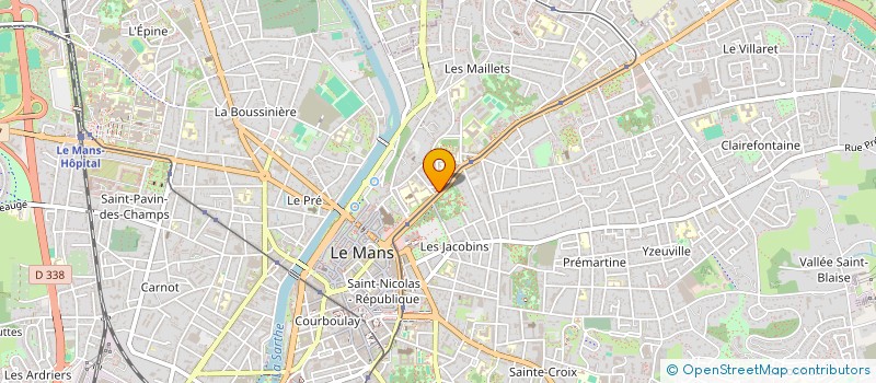 localisation de l'entreprise SYNDICAT COPROPRIETAIRES  LE MANS