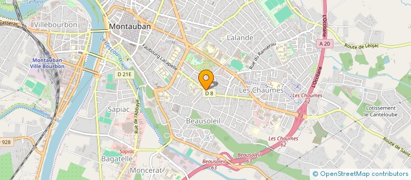 localisation de l'entreprise SYNDICAT COPROPRIETAIRES  MONTAUBAN