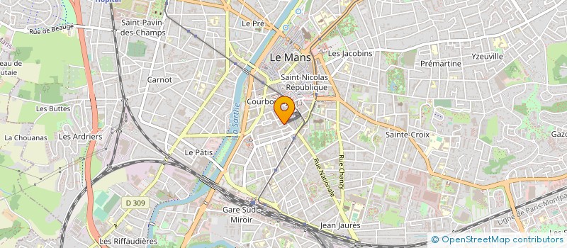 localisation de l'entreprise SYNDICAT COPROPRIETAIRES  LE MANS