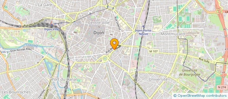 localisation de l'entreprise SYNDICAT COPROPRIETAIRES 11 BD CARNOT  DIJON