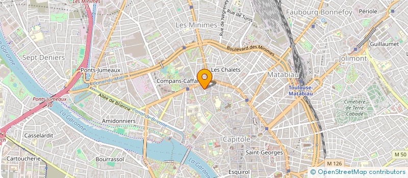 localisation de l'entreprise SYNDICAT COPROPRIETAIRES 13 R CASTELBOU à TOULOUSE