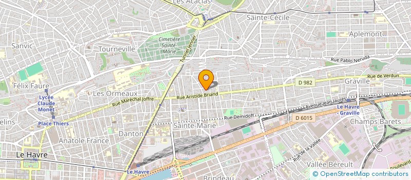 localisation de l'entreprise SYNDICAT COPROPRIETAIRES 15 IMP LESCOT à LE HAVRE