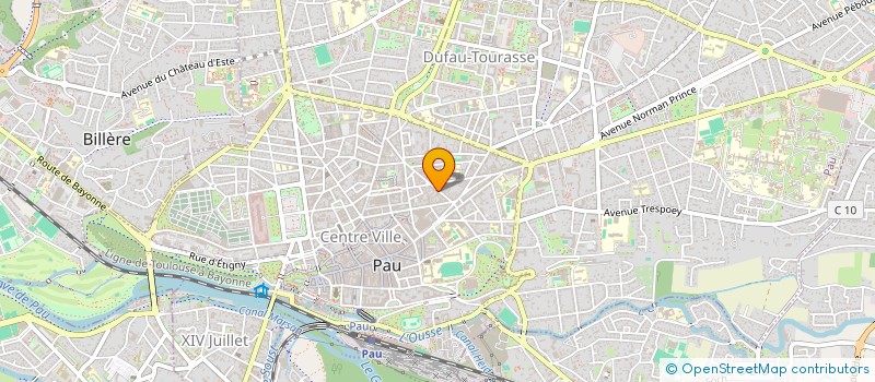 localisation de l'entreprise SYNDICAT COPROPRIETAIRES 17 RUE LESPY à PAU