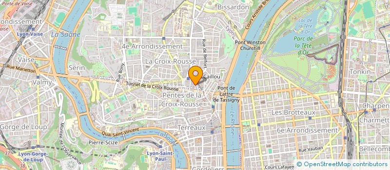 localisation de l'entreprise SYNDICAT COPROPRIETAIRES 20 RUE CALLIET à LYON