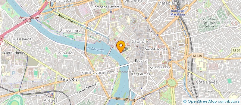 localisation de l'entreprise SYNDICAT COPROPRIETAIRES 3 QUAI LOMBARD à TOULOUSE