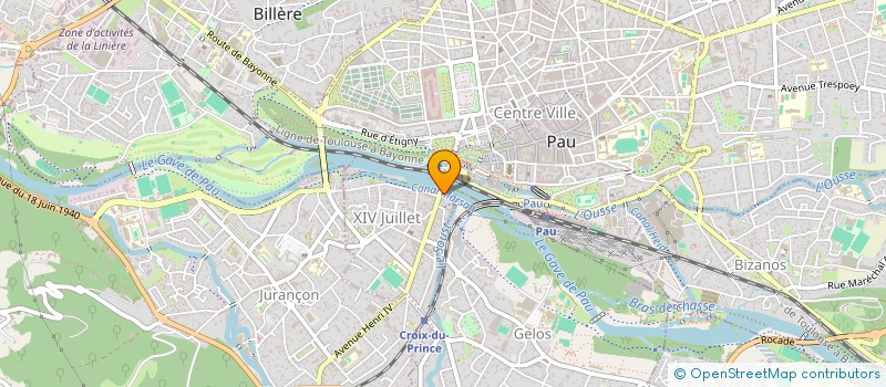 localisation de l'entreprise SYNDICAT COPROPRIETAIRES  PAU