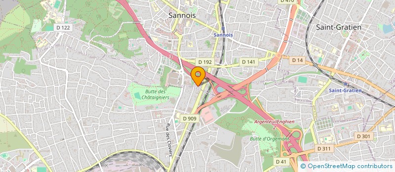 localisation de l'entreprise SYNDICAT COPROPRIETAIRES  SANNOIS