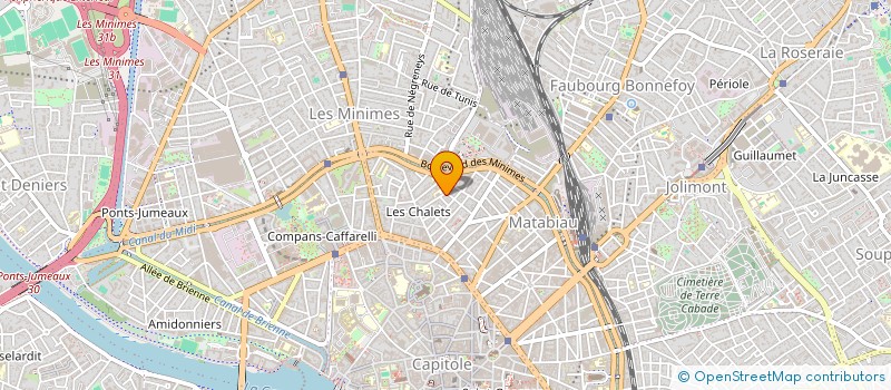 localisation de l'entreprise SYNDICAT COPROPRIETAIRES 34 R ST HILAIRE à TOULOUSE