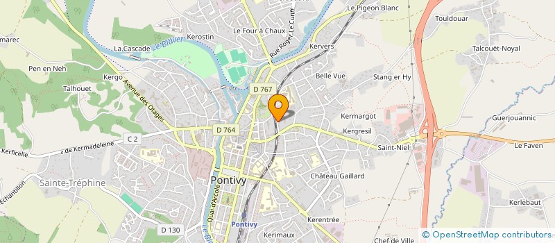 localisation de l'entreprise SYNDICAT COPROPRIETAIRES  PONTIVY