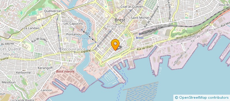 localisation de l'entreprise SYNDICAT COPROPRIETAIRES à BREST