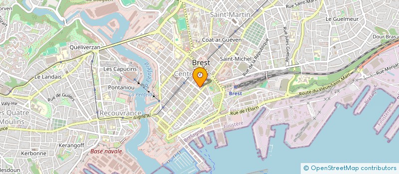 localisation de l'entreprise SYNDICAT COPROPRIETAIRES à BREST