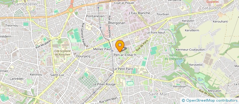 localisation de l'entreprise SYNDICAT COPROPRIETAIRES à BREST