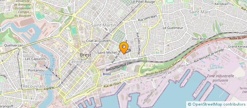 localisation de l'entreprise SYNDICAT COPROPRIETAIRES à BREST