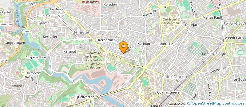 localisation de l'entreprise SYNDICAT COPROPRIETAIRES à BREST