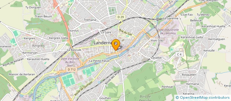 localisation de l'entreprise SYNDICAT COPROPRIETAIRES à LANDERNEAU