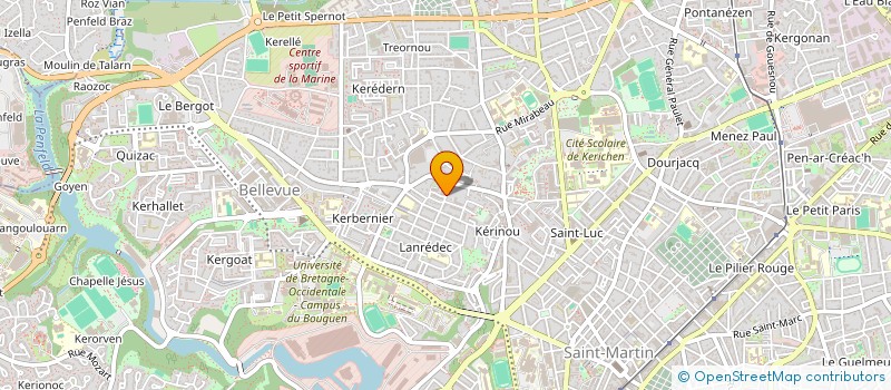 localisation de l'entreprise SYNDICAT COPROPRIETAIRES à BREST